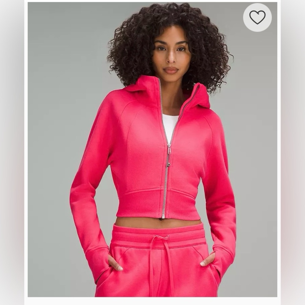 NWOT Lululemon Scuba Crop Hoodie